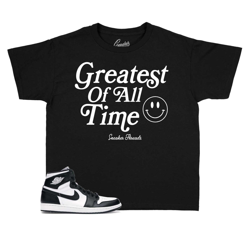 Kids - Black White 1 Goat Shirt