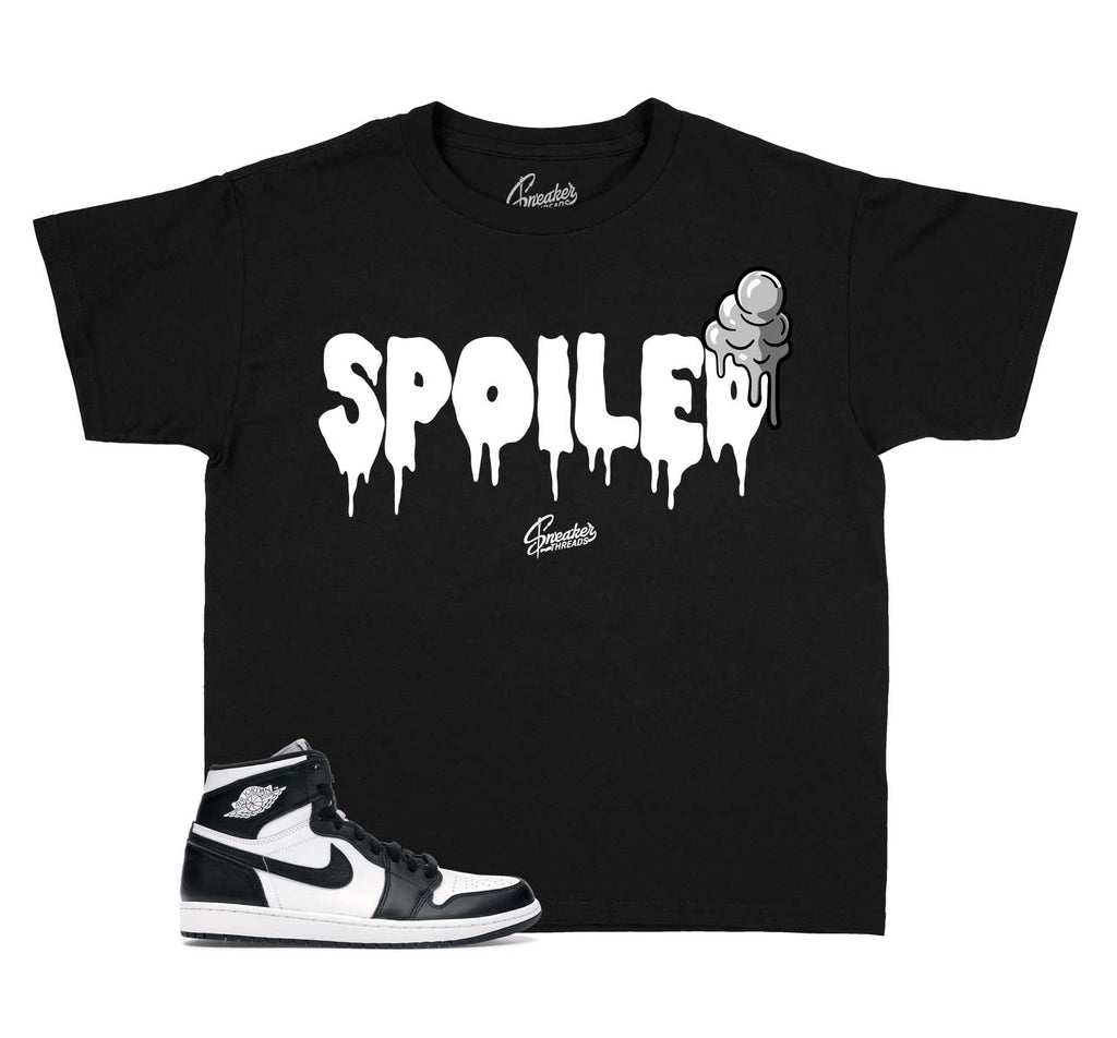 Kids - Black White 1 Spoiled Shirt
