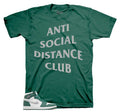 Retro 1 Gorge Green Social Distance Shirt