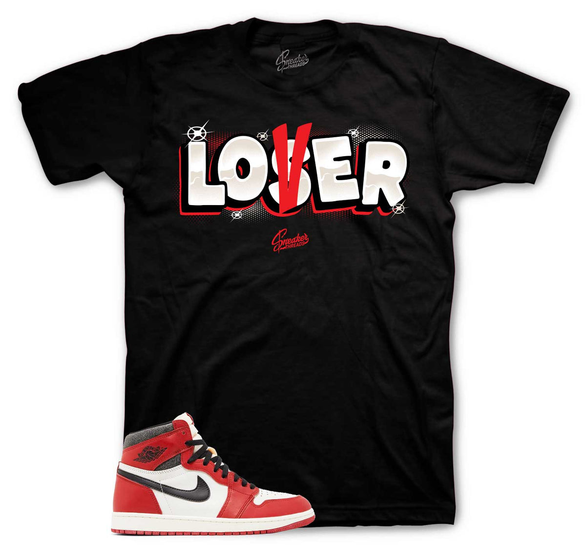 Retro 1 Lost and Found Loser Lover Shirt