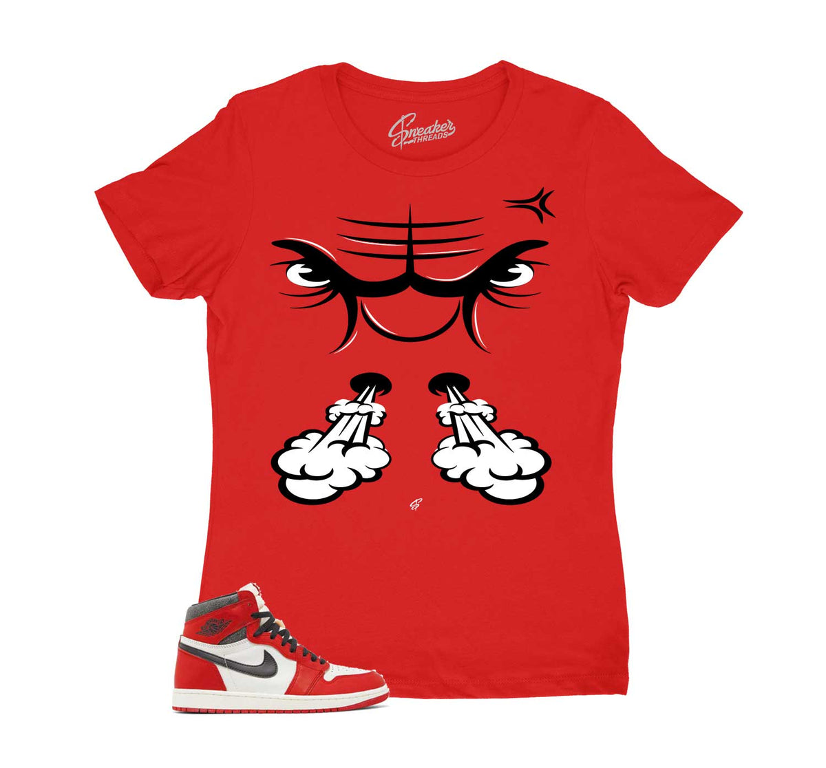 Womens - Lost and Found 1 Raging Face Shirt