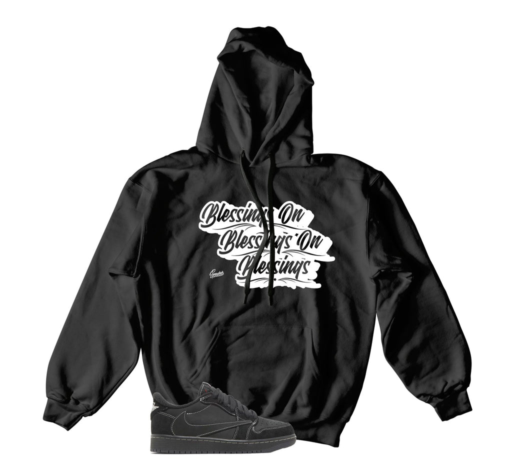Retro 1 Black Phantom Blessings Hoody