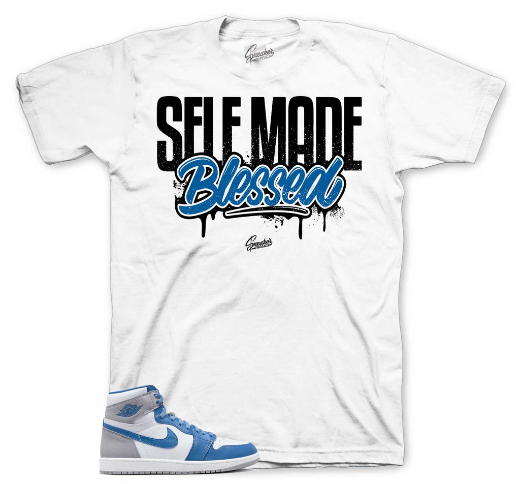 Retro 1 True Blue Self Made Shirt