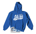 Retro 1 True Blue ST Crown Hoody