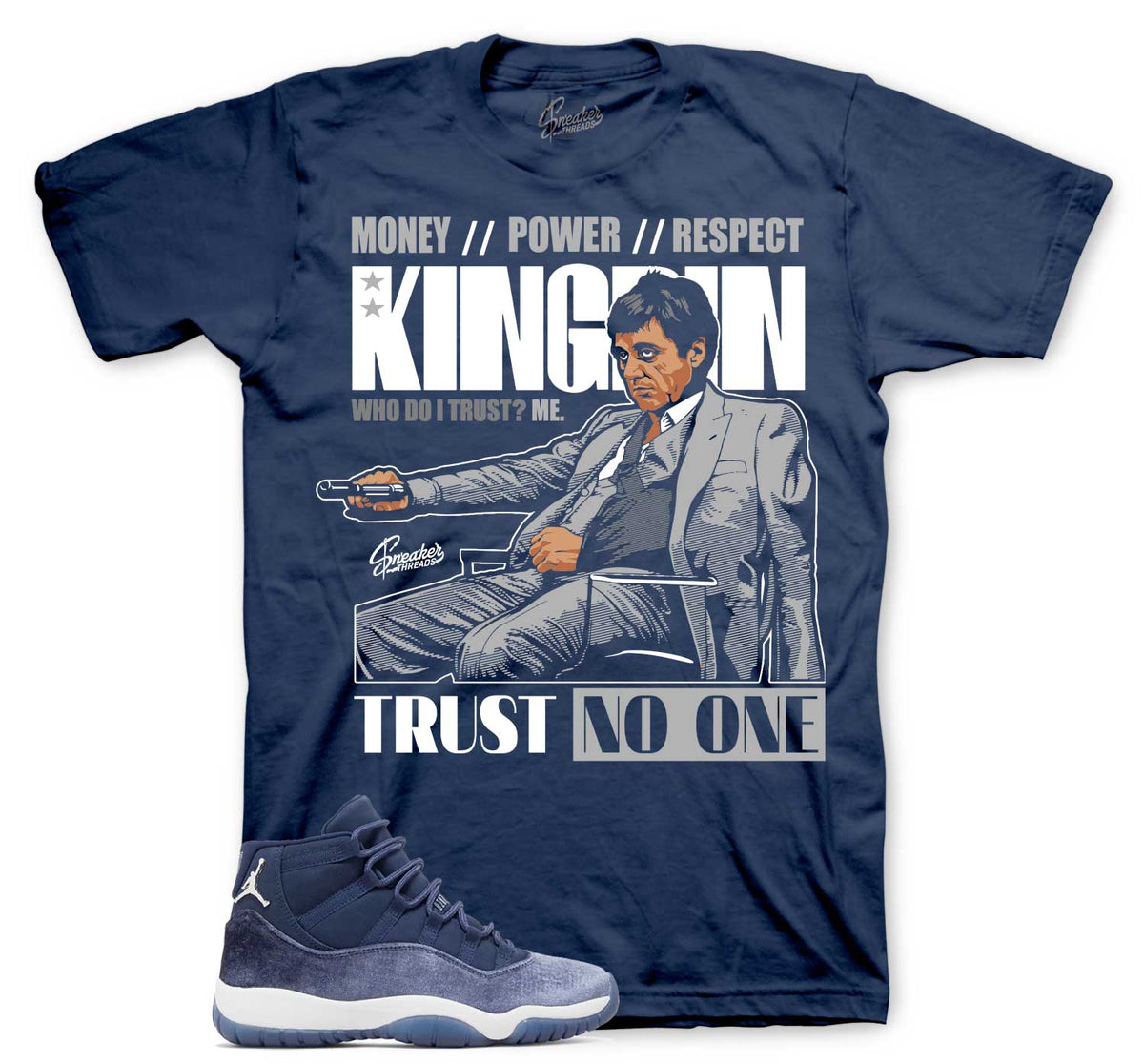 Retro 11 Midnight Navy Trust issues Shirt