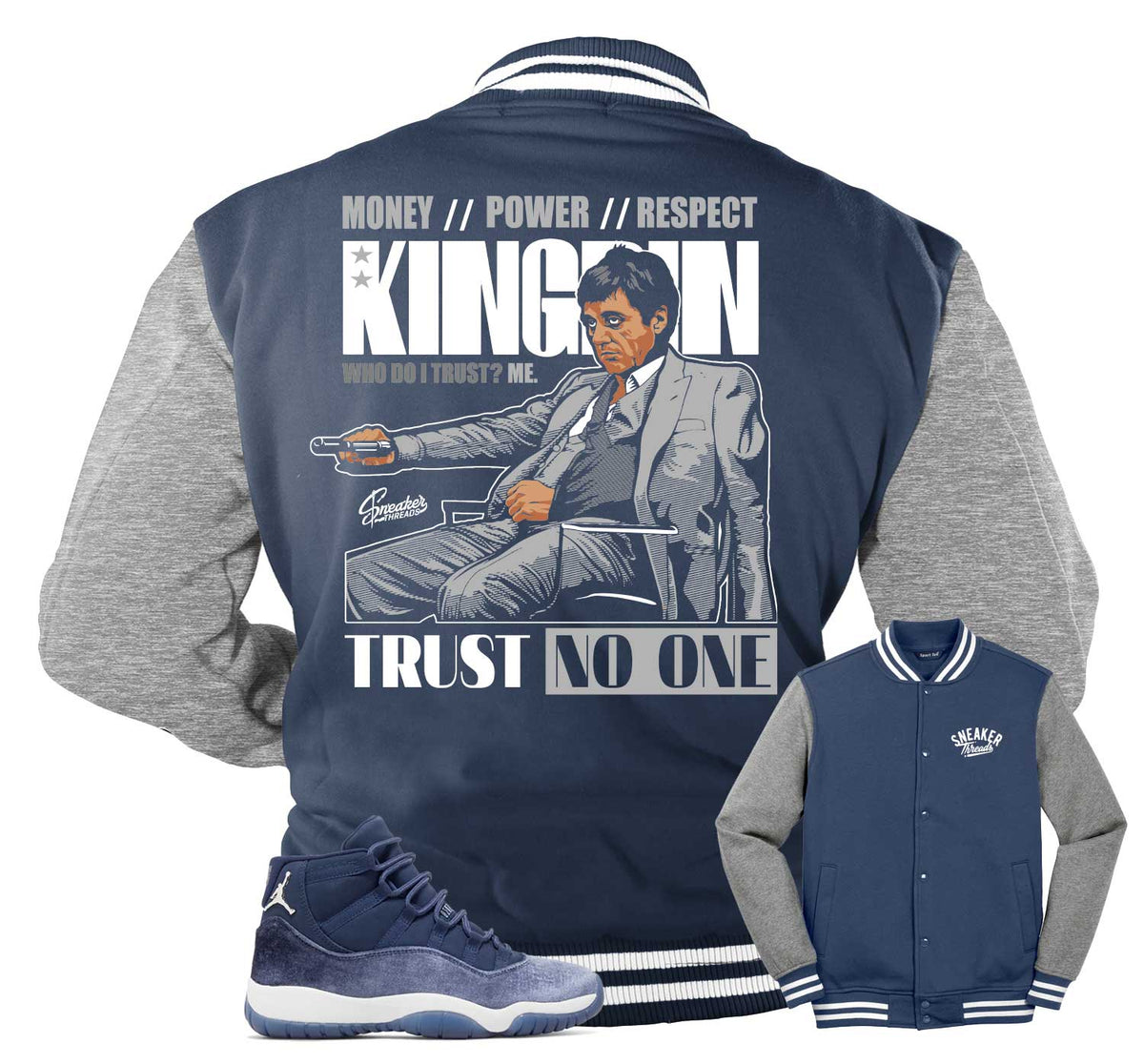 Retro 11 Midnight Navy Trust issues Jacket