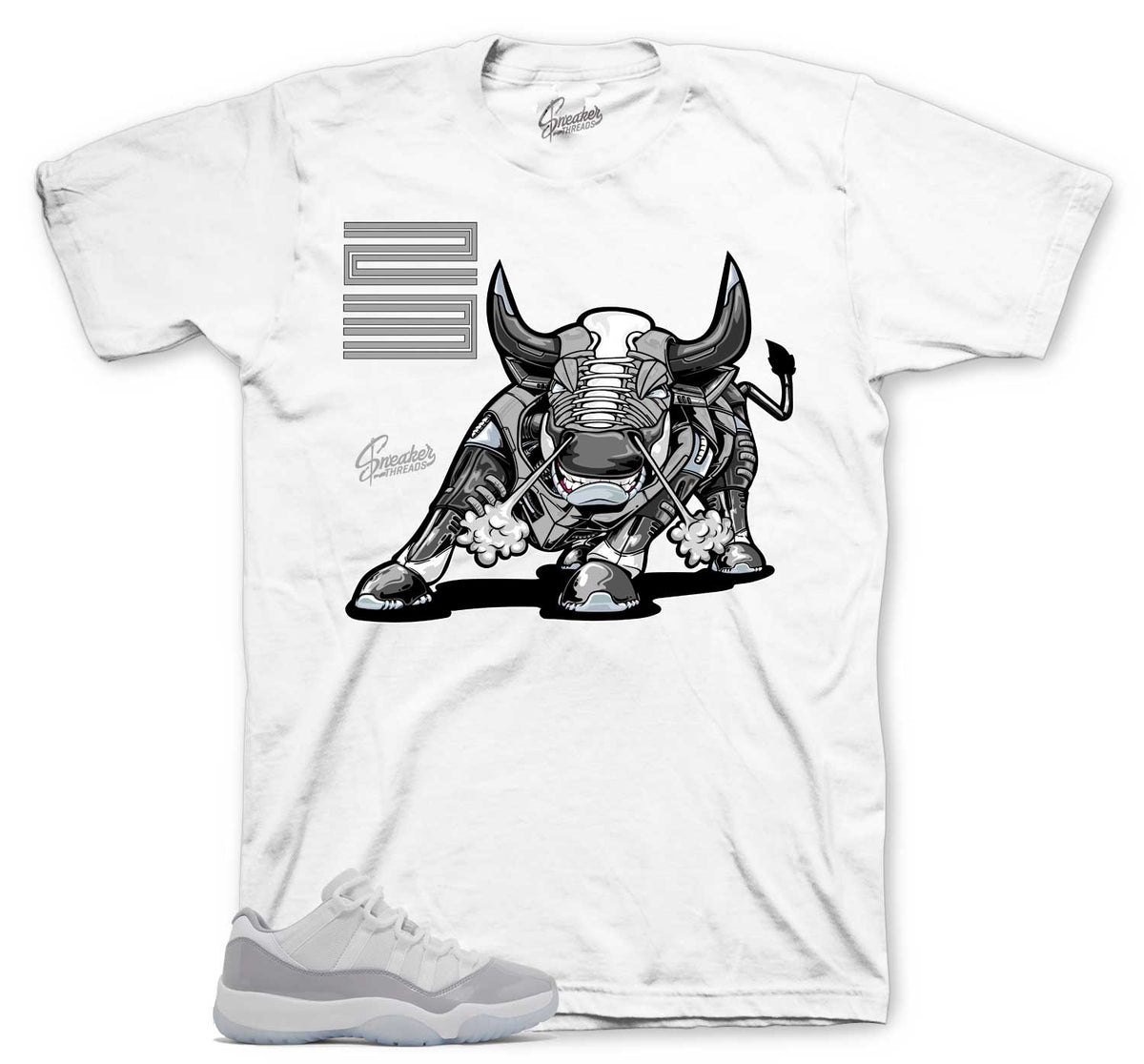 Retro 11 Cement Grey Bull Shirt