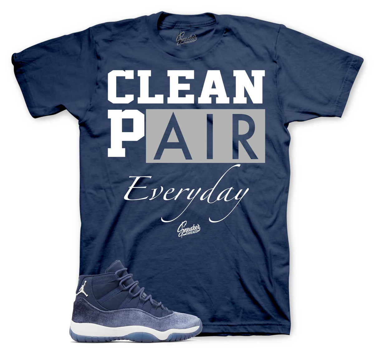 Retro 11 Midnight Navy Clean Pair Shirt