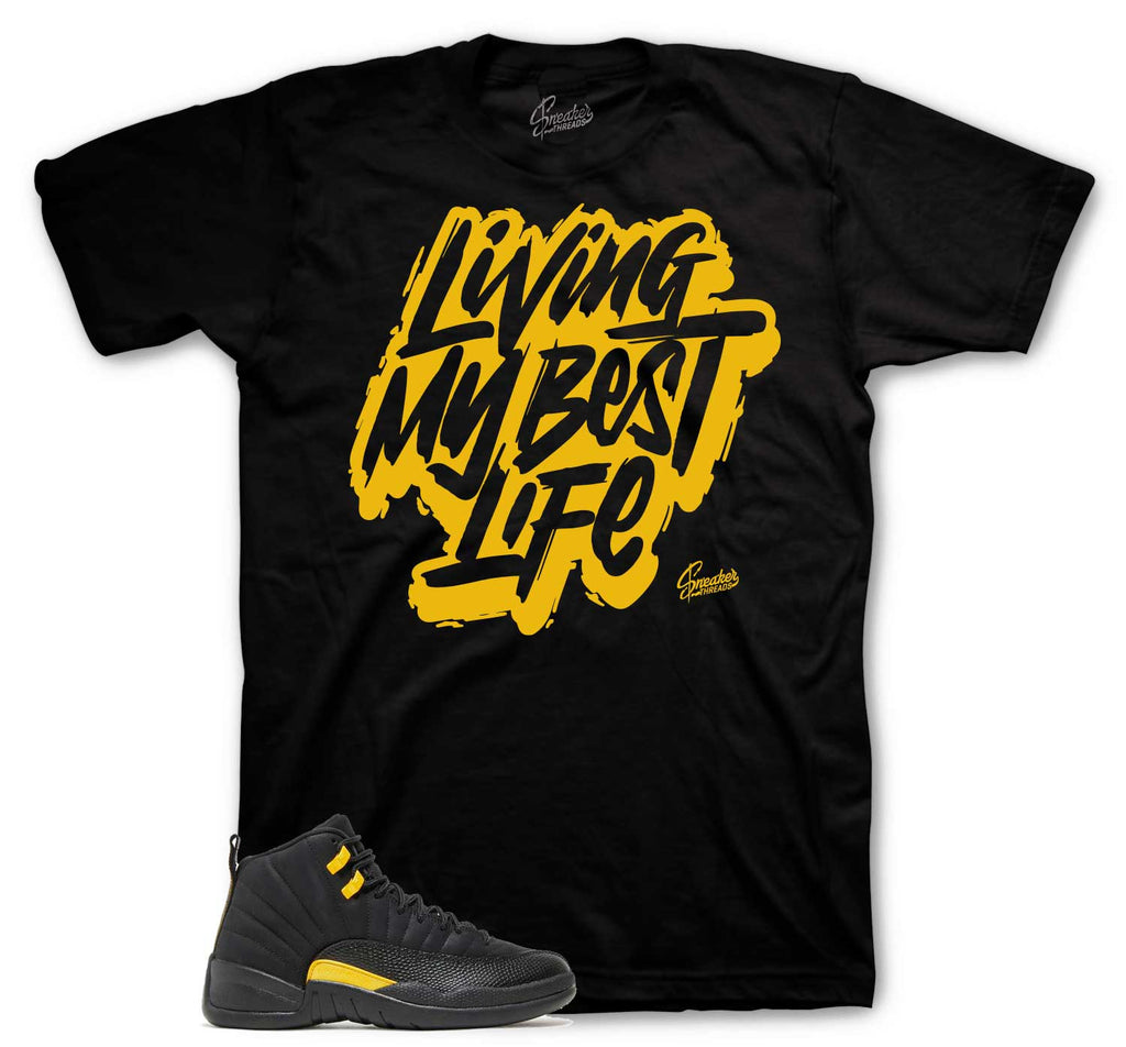 Retro 12 Black Taxi Living Life Shirt