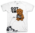 Retro 1 Black White Got Em Shirt