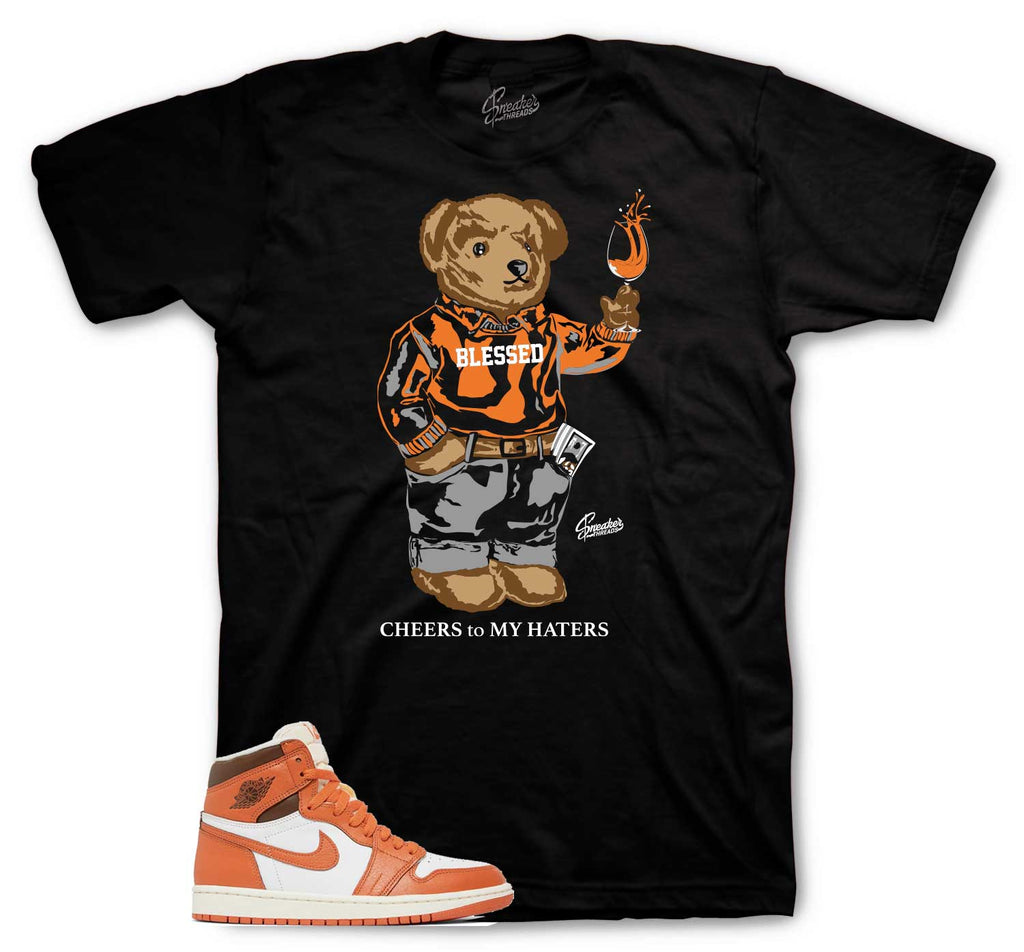 Retro 1 Starfish Cheers Bear Shirt