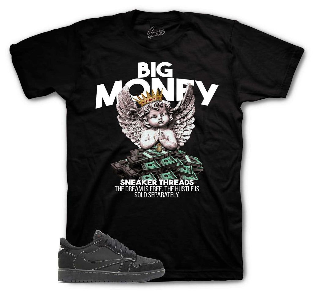Retro 1 Black Phantom Big Money Shirt