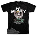 Retro 1 Black Phantom Big Money Shirt