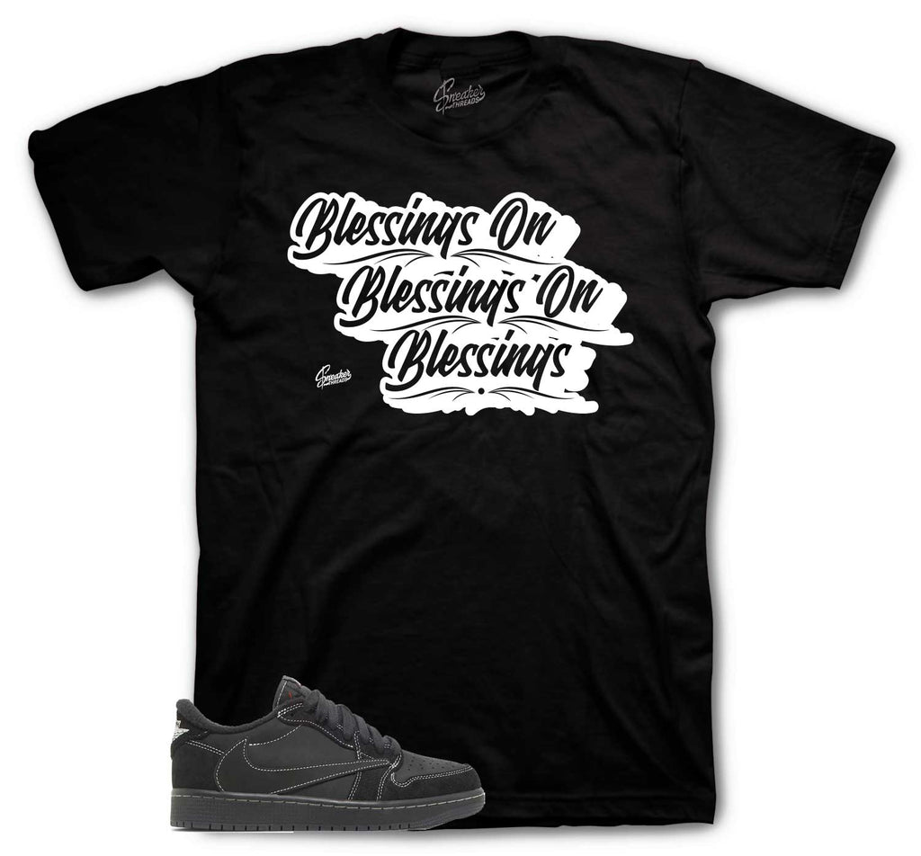 Retro 1 Black Phantom Blessings Shirt