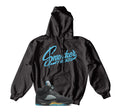 Retro 5 Aqua ST Logo Hoody