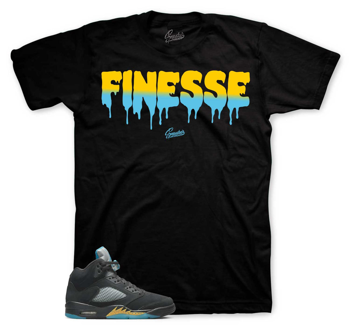 Retro 5 Aqua Finesse Shirt