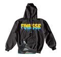 Retro 5 Aqua Finesse Hoody
