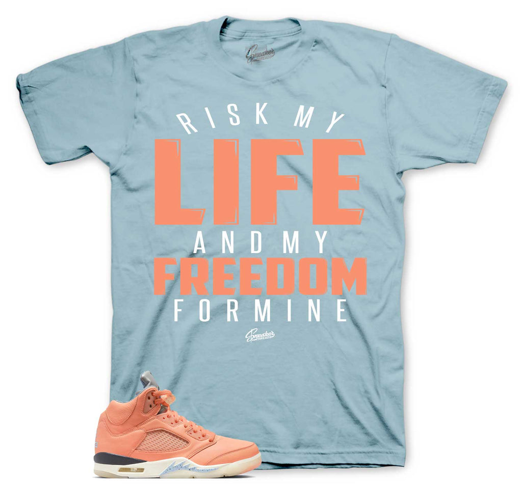 Retro 5 Crimson Bliss My Life Shirt