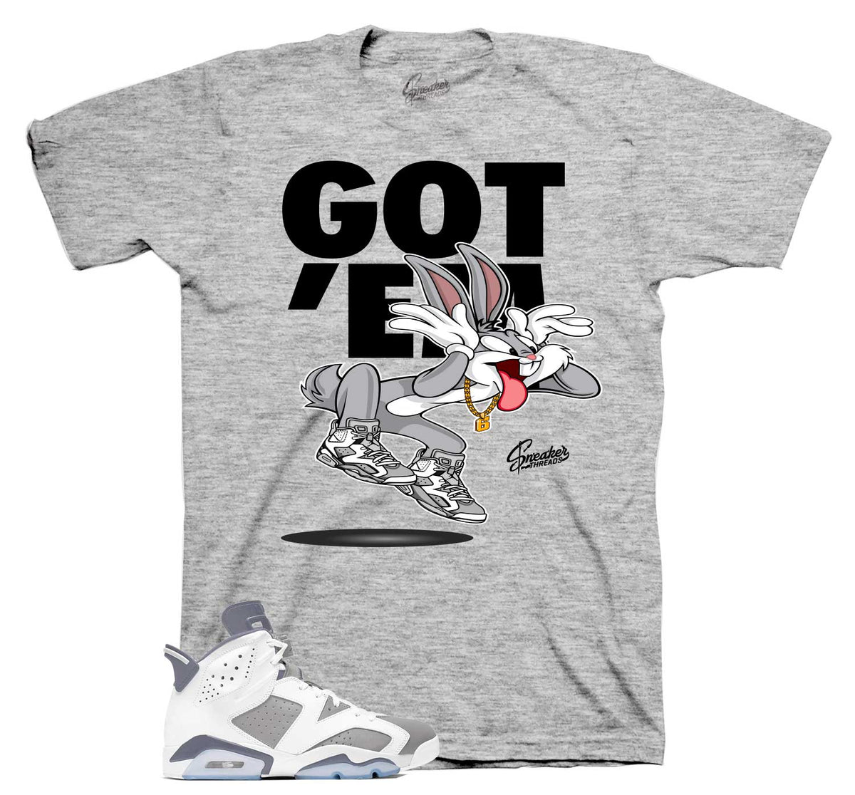 Retro 6 Cool Grey Copped Em Shirt