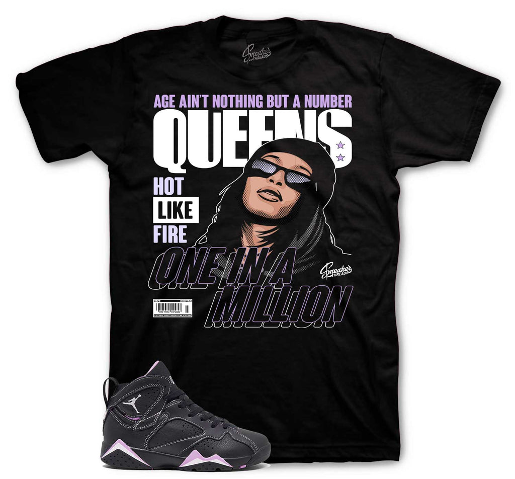 Retro 7 Barely Grape Queens Shirt