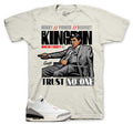 Retro 3 Reimagined White Cement Trust issues Shirt