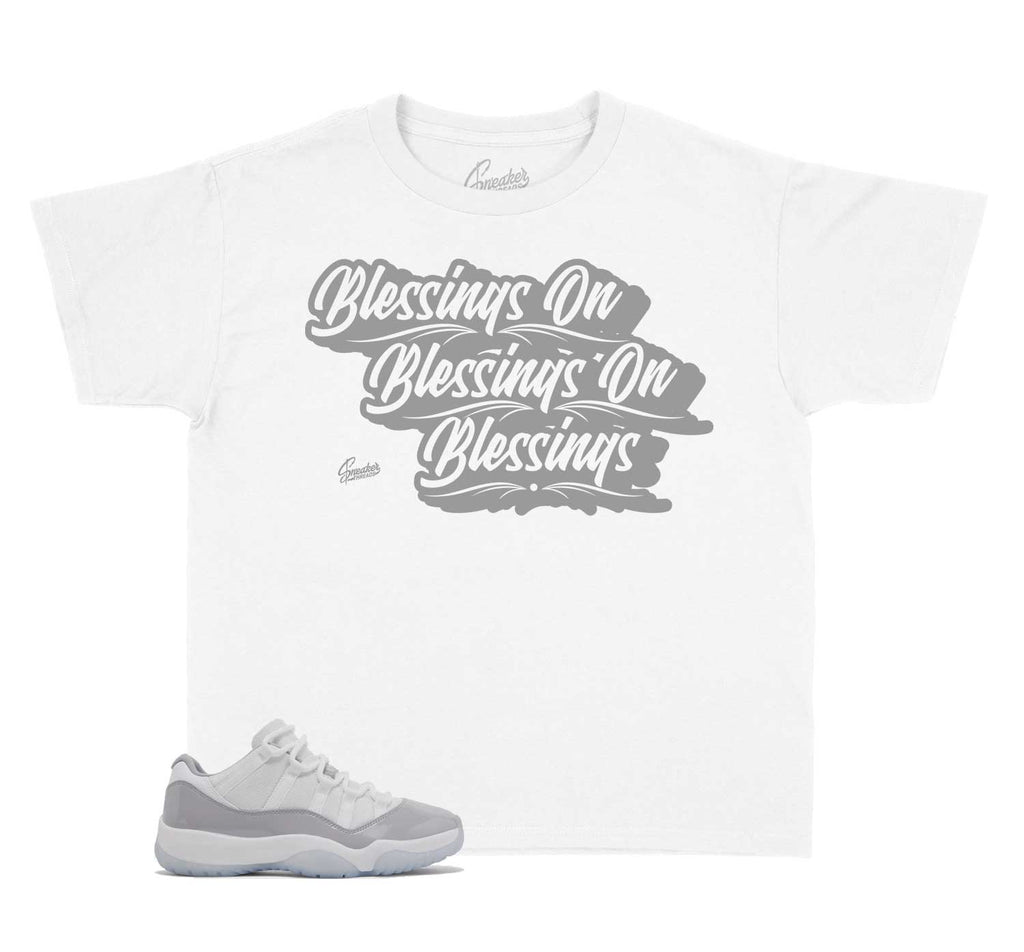 Kids - Cement Grey 11 Blessings Shirt