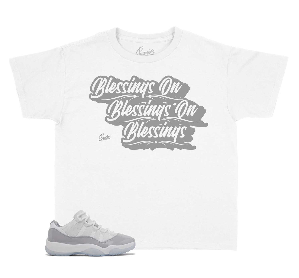 Kids - Cement Grey 11 Blessings Shirt