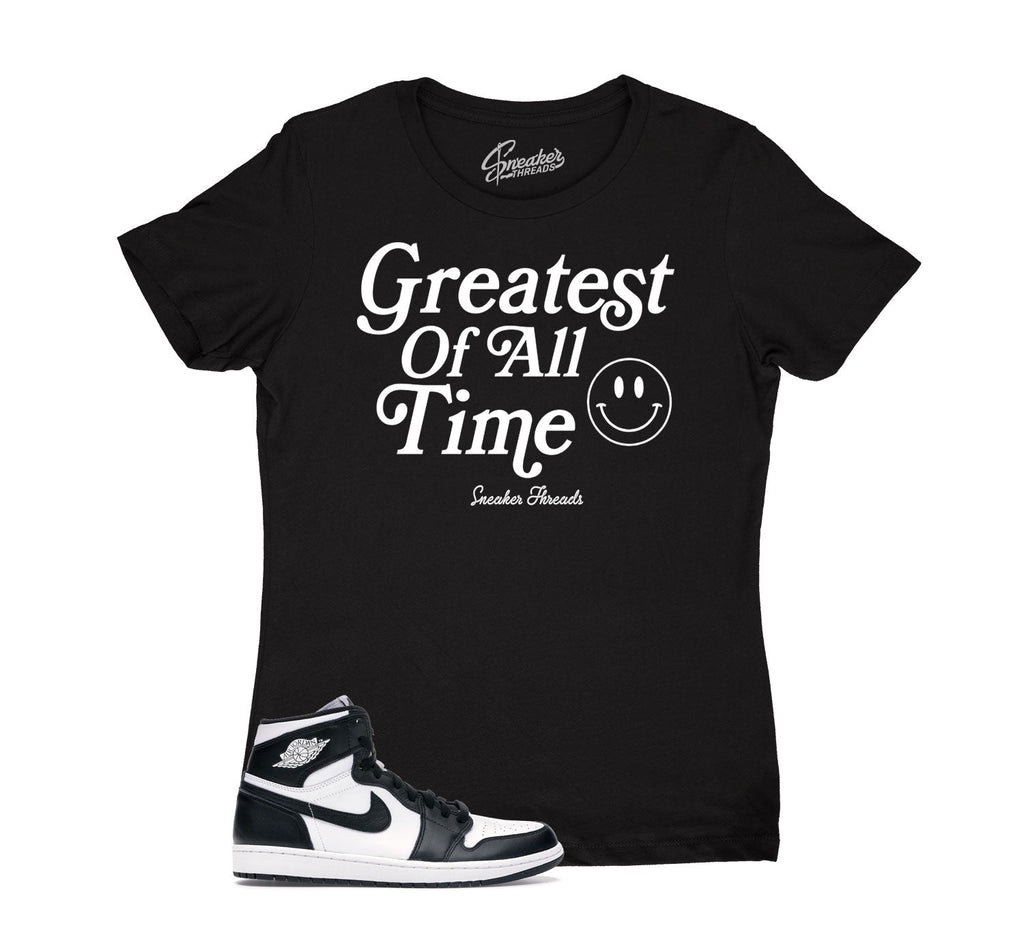 Womens - Black White 1 Goat Shirt