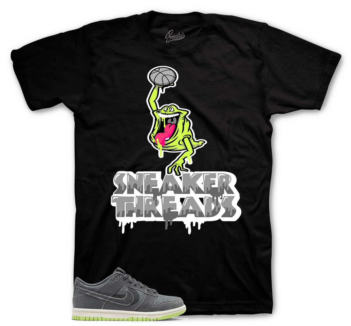 Dunk Low Halloween Ghost Green Slimer Shirt