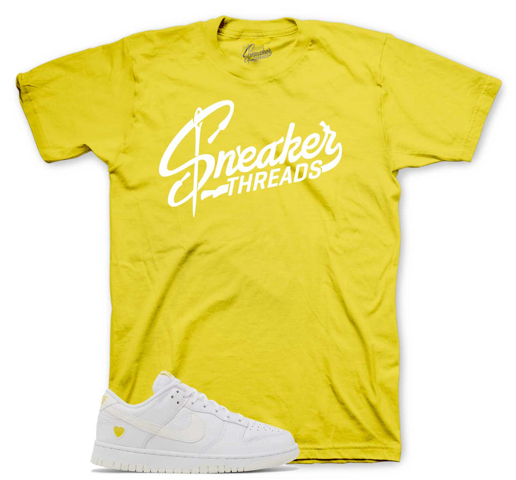 Dunk Low Yellow Heart ST Logo Shirt