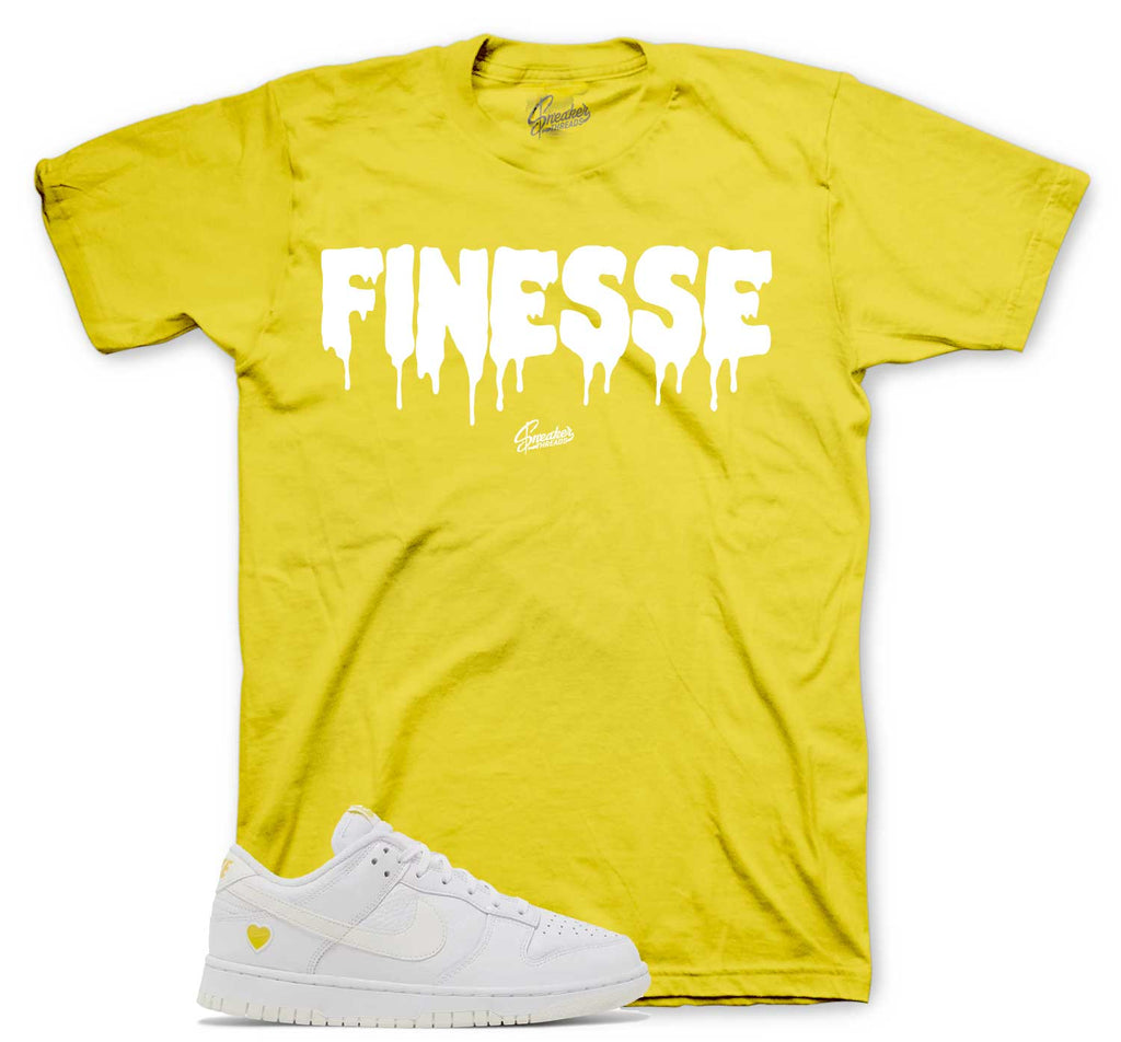 Dunk Low Yellow Heart Finesse Shirt