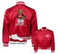 Retro 11 Cherry Icy Bear Satin Jacket