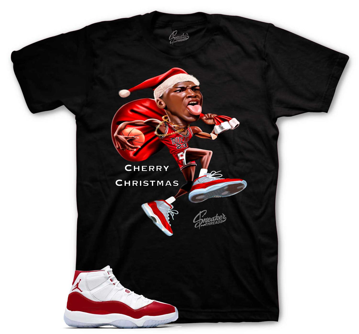 Retro 11 Cherry Christmas Shirt