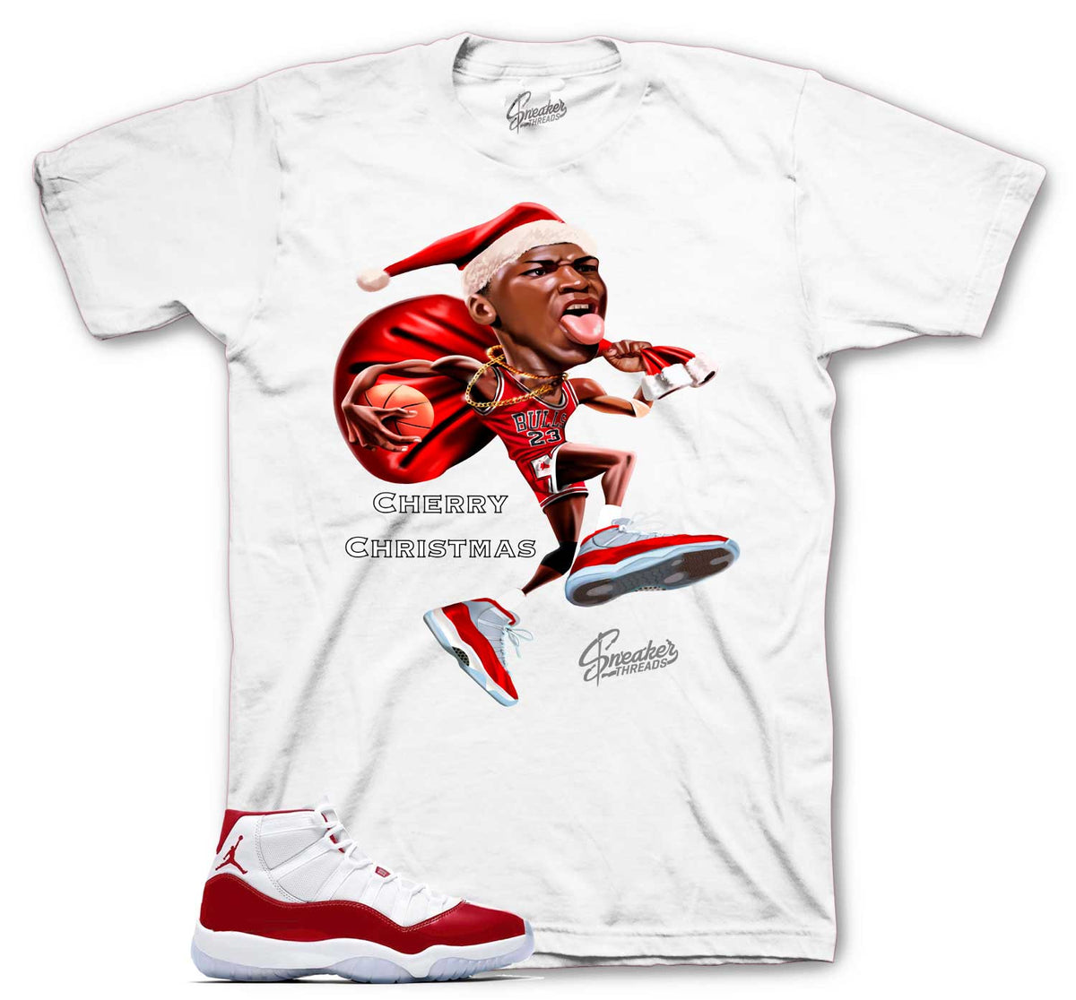 Retro 11 Cherry Christmas Shirt