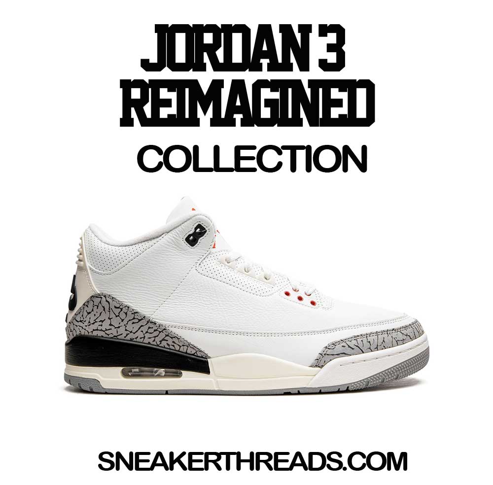 Retro 3 Reimagined White Cement Bandemic Jacket