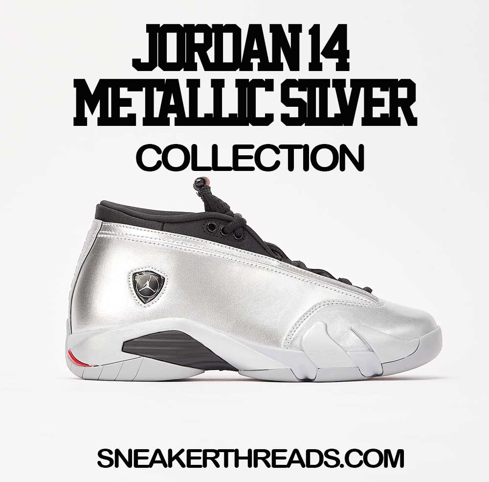 Retro 14 Metallic Silver ST Drip Shirt