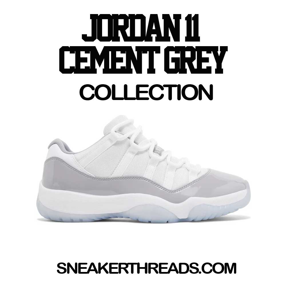 Retro 11 Cement Grey Money Talk Shirt