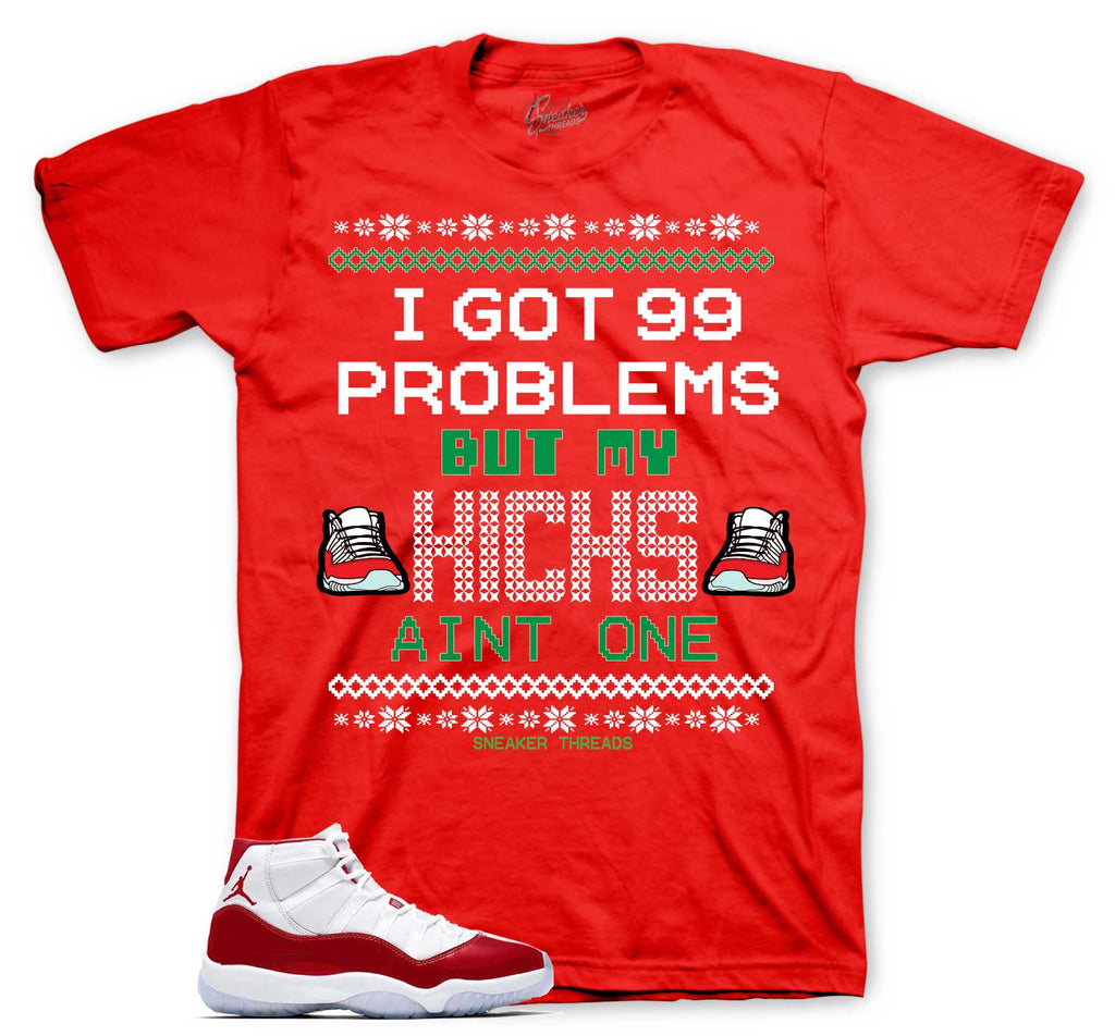Retro 11 Cherry 99 Problems Shirt